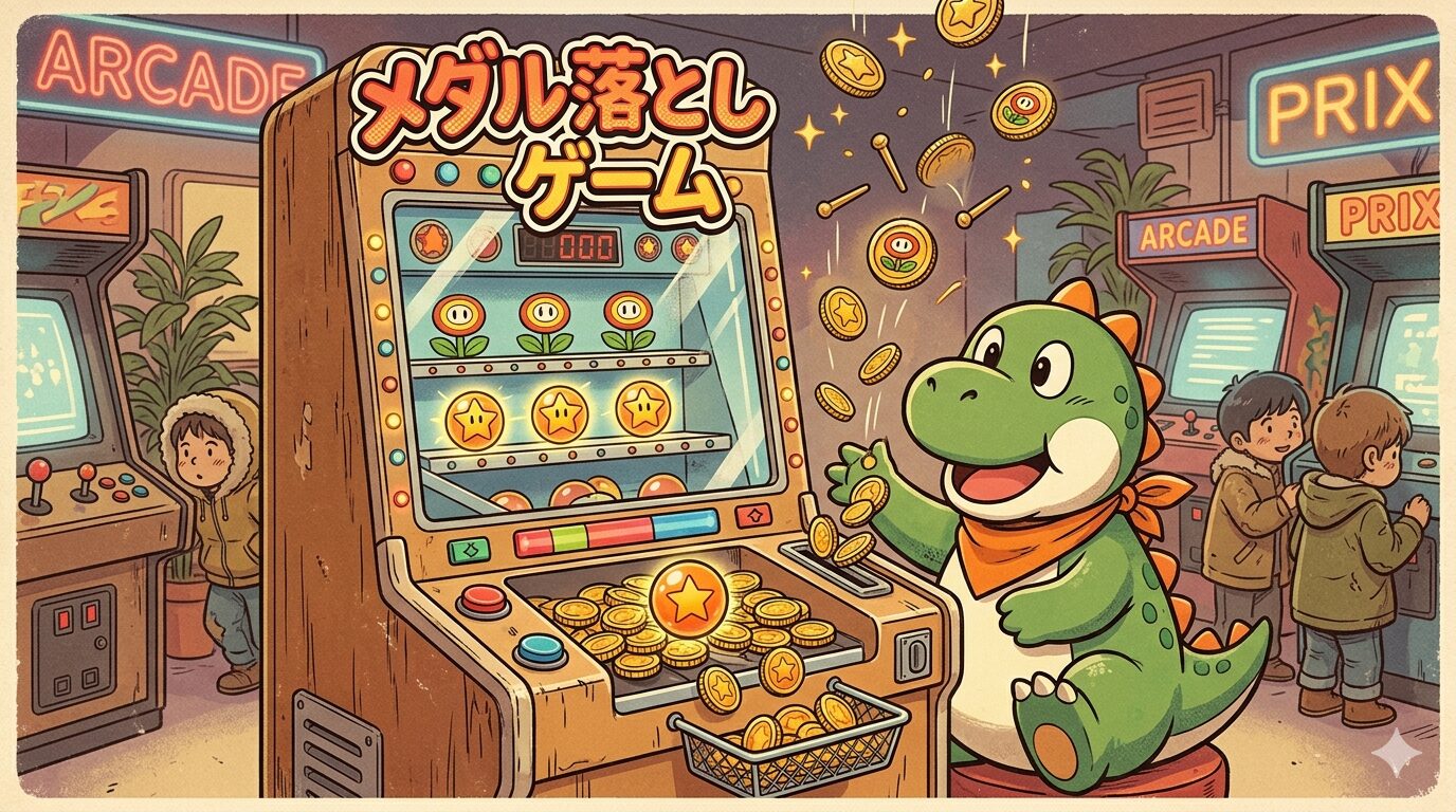 【親子×生成AI ゲーム開発】こども向け マリオ風メダル落としゲーム